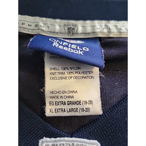 Reebok Brian URLACHER CHICAGO BEARS NFL Football Jersey Youth XL 18-20 Boys - Picture 5 of 10